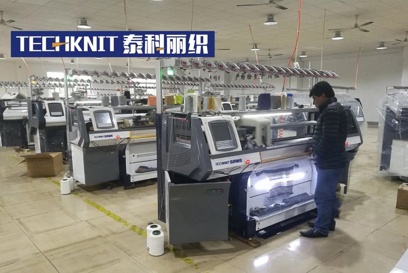 Single System Computer Flat Knitting Machine China 52 Inches Fully