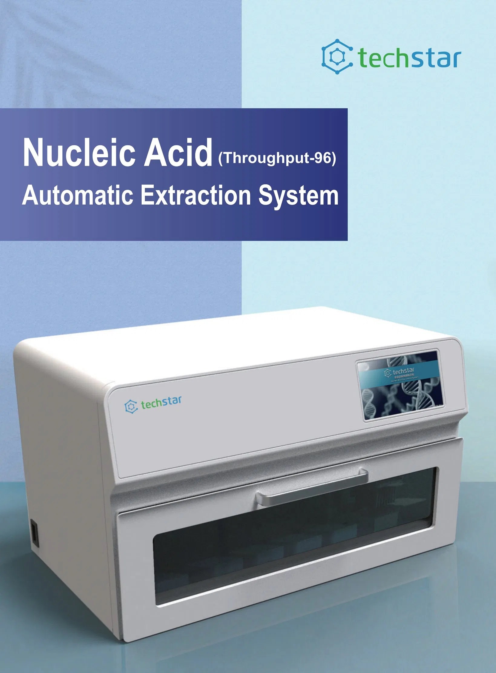 Techstar CE Lab Equipment Automatic Nucleic Acid Extraction System China Nucleic Acid
