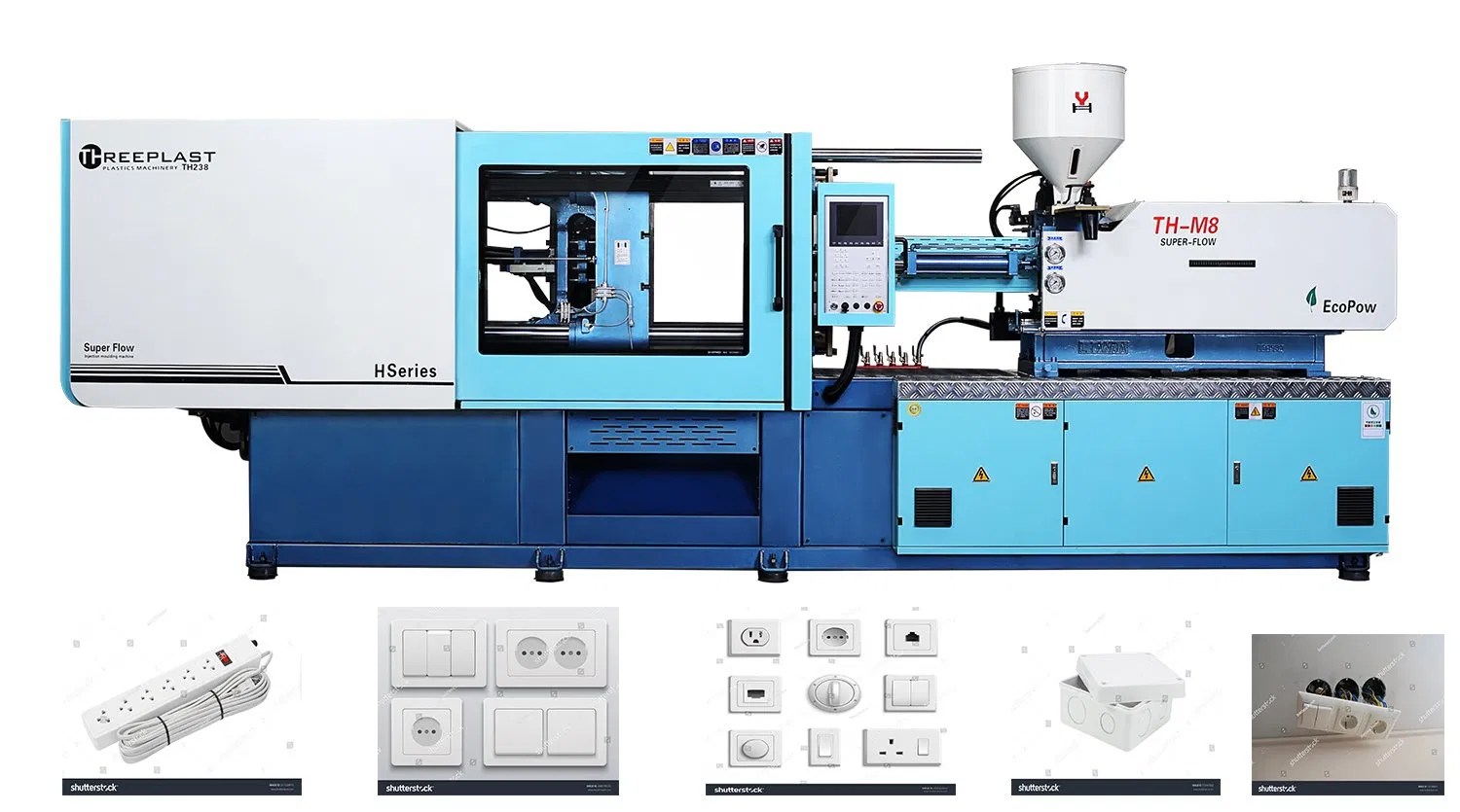 730ton Power Socket Making Machine Injection Molding Machine Making