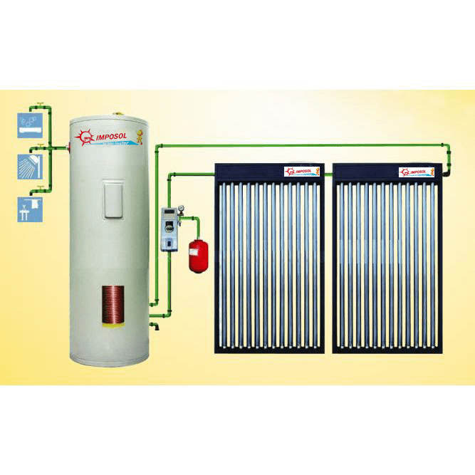 China Active Closed Loop Split Solar Water Heating System China