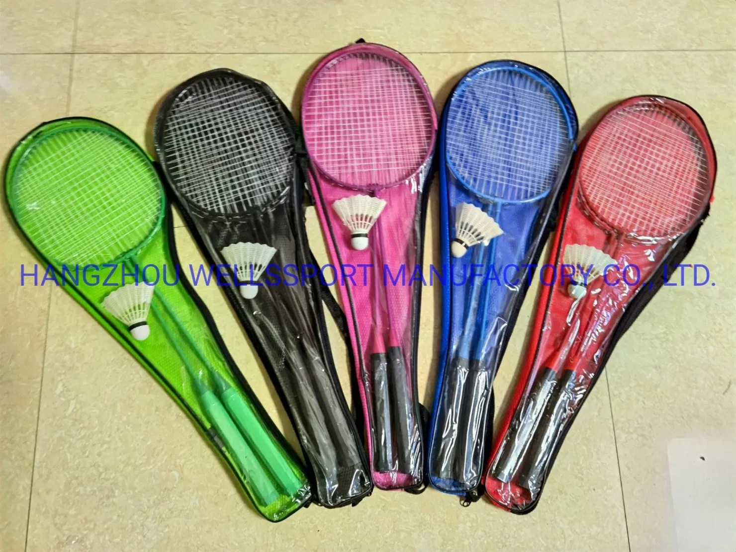 Steel Racket Set Badminton Racket Set Toy Set China Badminton Racket
