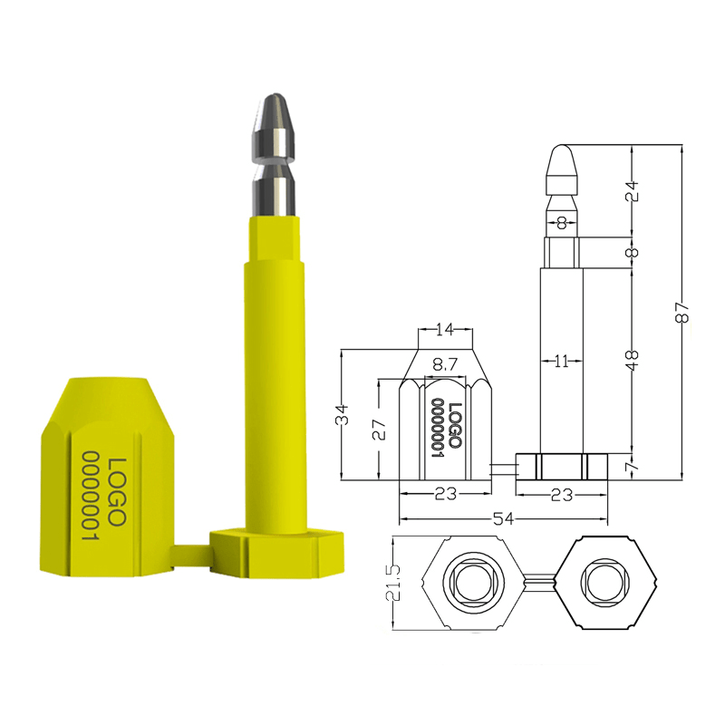 Customs High Security Container Bolt Seals with Bar Code China High