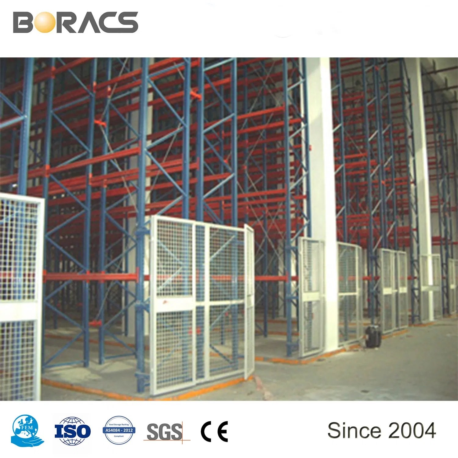 Factory Space Saving Boltless Warehouse Rack Storage Very Narrow Aisle