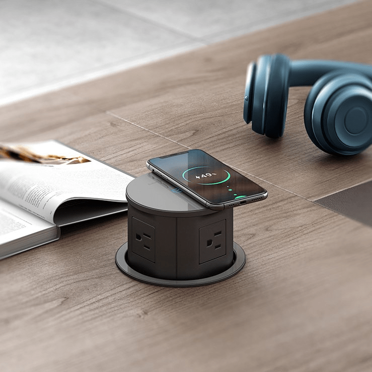 Pop up Electrical Plug Socket Intelligent Automation Pop up Desktop Socket with USB Typec