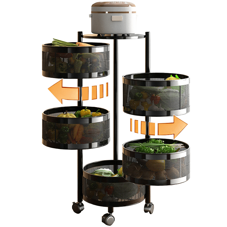 Home Furniture Kitchen Storage RackRotating Vegetable Rack China