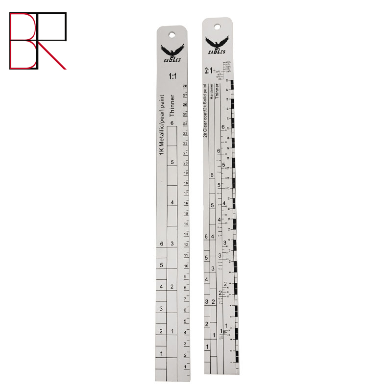 Measuring Paints Mixing Ruler Aluminum Paint Sticks Rulers China Mixing Ruler and Paint Mixing