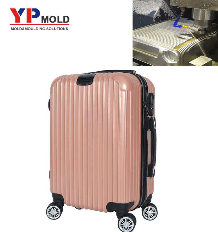 Hot Selling Practical Plastic Suitcase Injection Mold China DrawBar