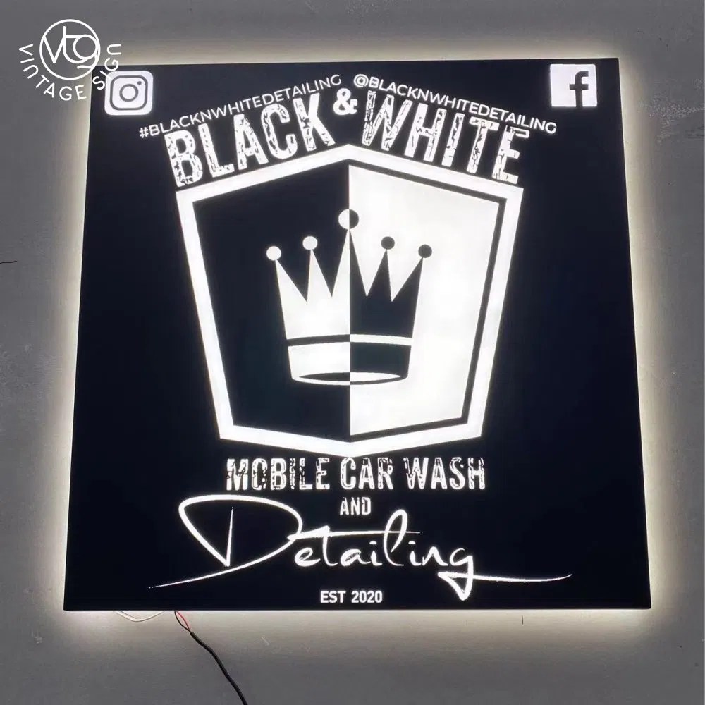 Round LED Lightbox Running Sign Storefront Cost Sample Letters Signs