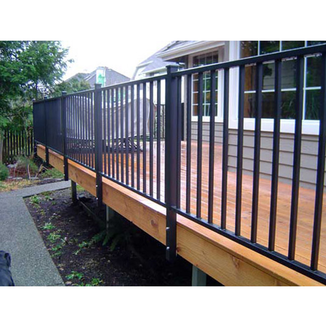 Prima Nice Aluminum Railing Picket Aluminum Window Railing Black