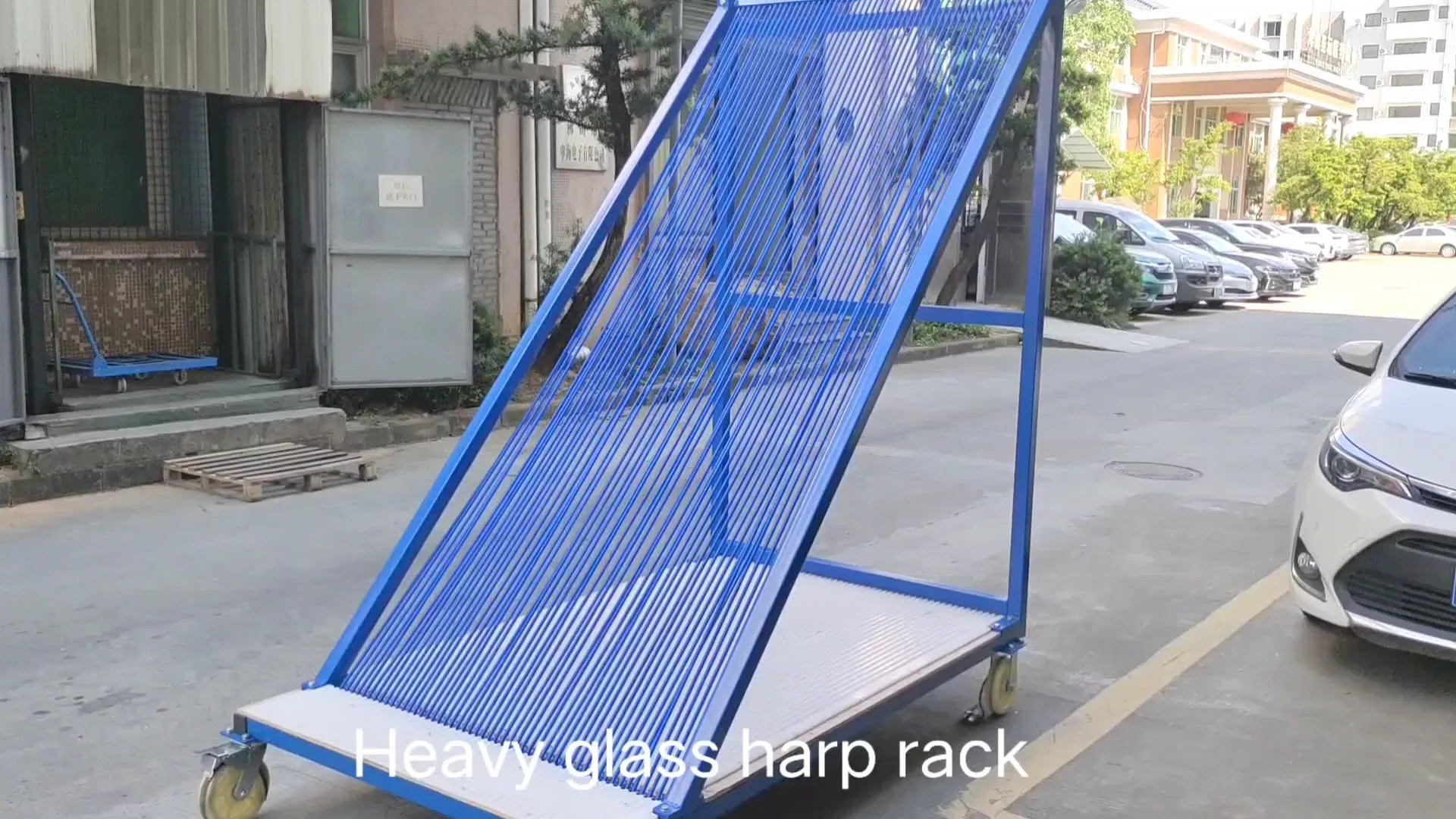 Sheet Vertical Sorting Cart Glass Transport Rack Transportation Glass