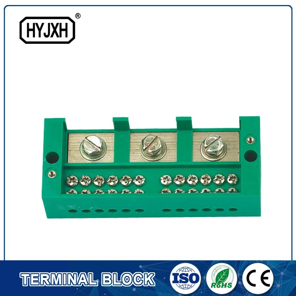 Three Inlet MultiOutlet Neutral Line Terminal Block China Connection