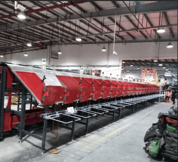 Vertical Cross Sorting Machine/Belt Conveyor System - Vertical Cross