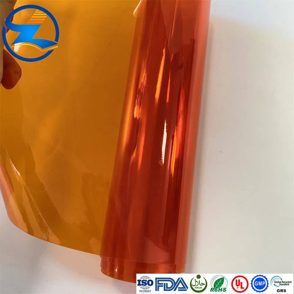 Colored PVC Rigid Sheet Roll Blister Packing China Colored PVC Film