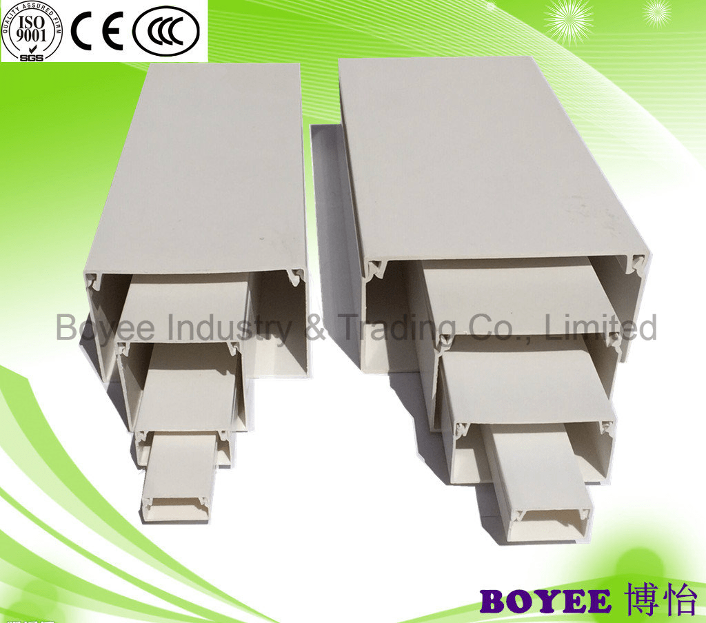 PVC Electrical Cable Wiring Channel PVC Gutter Gutter and PVC Gutter