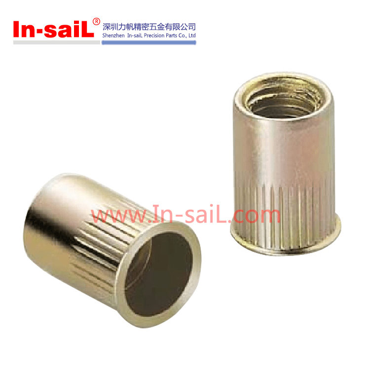 Stainless Steel Thread Rivet Nut Flat Head Threaded Binding Rivet Nut