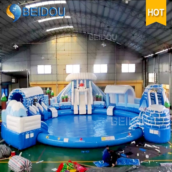 Popular Commercial Giant Adult Inflatable Pools Large Inflatable