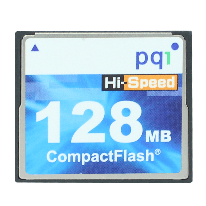 Pqi Compact Flash Card HiSpeed 128MB Compactflash CF Memory Card