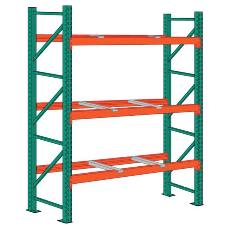 Industrial Warehouse Heavy Duty Racks Teardrop Pallet Racking System