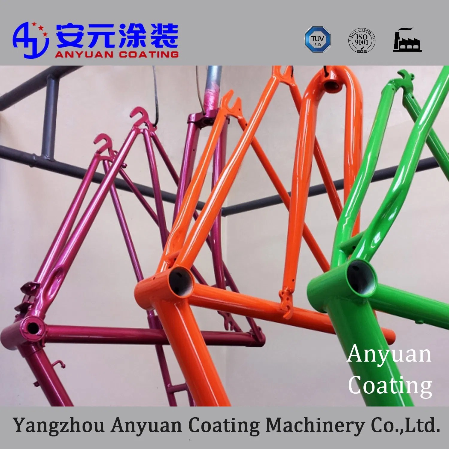 Bicycle Frame Powder Coating System China Powder Coating and Powder