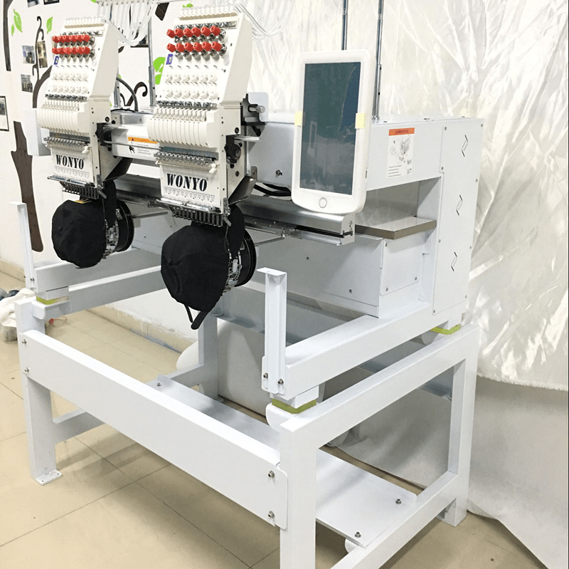 2 Heads Computerized Computer Embroidery Machine / Tajima Embroidery