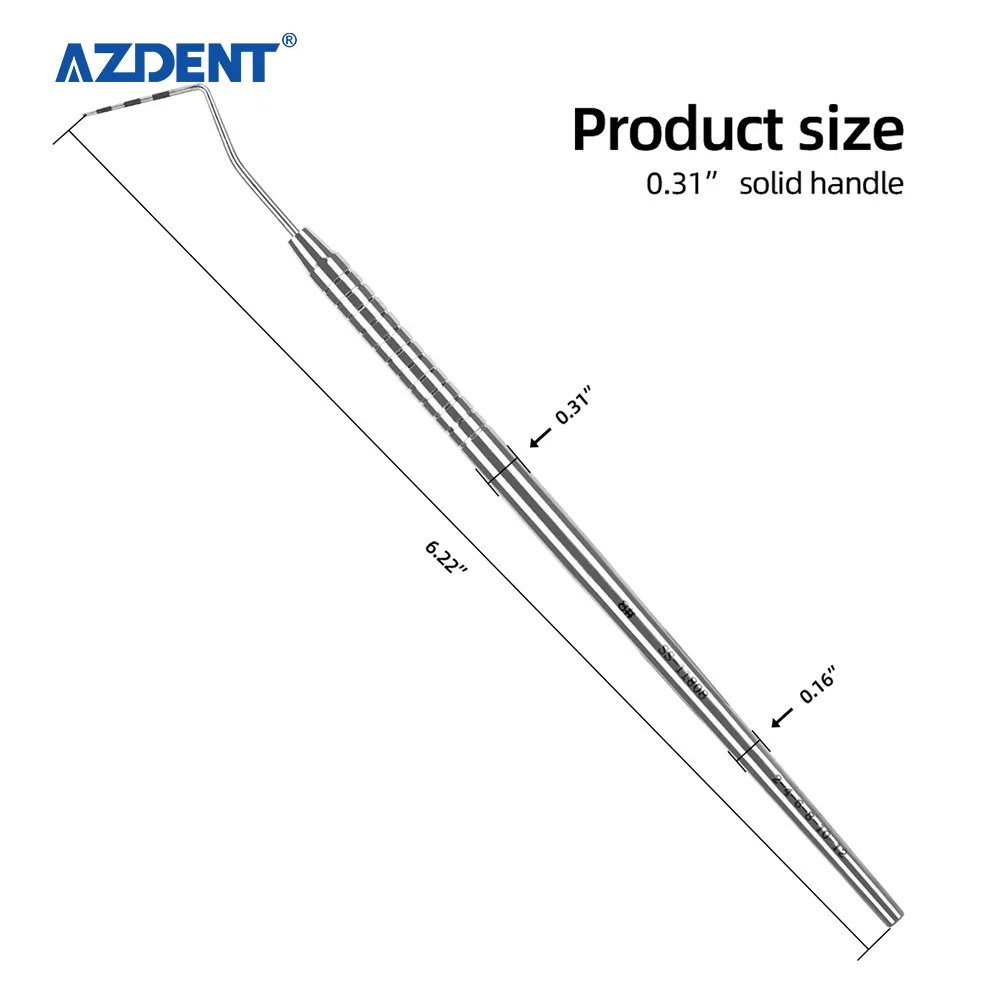 Dental Instruments Stainless Steel Graduated Periodontal Probe Scale