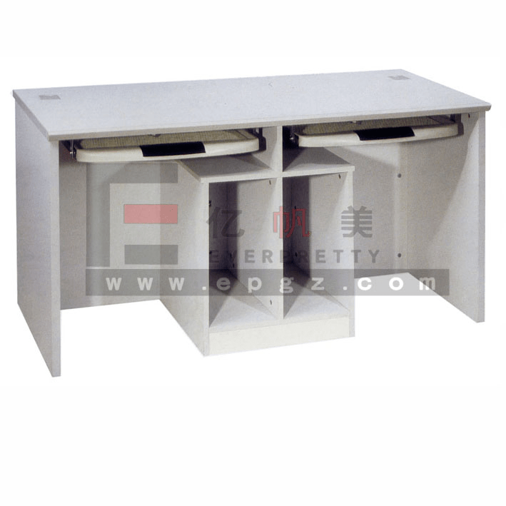 Computer Table for 2 People School Classroom Computer Lab Table China
