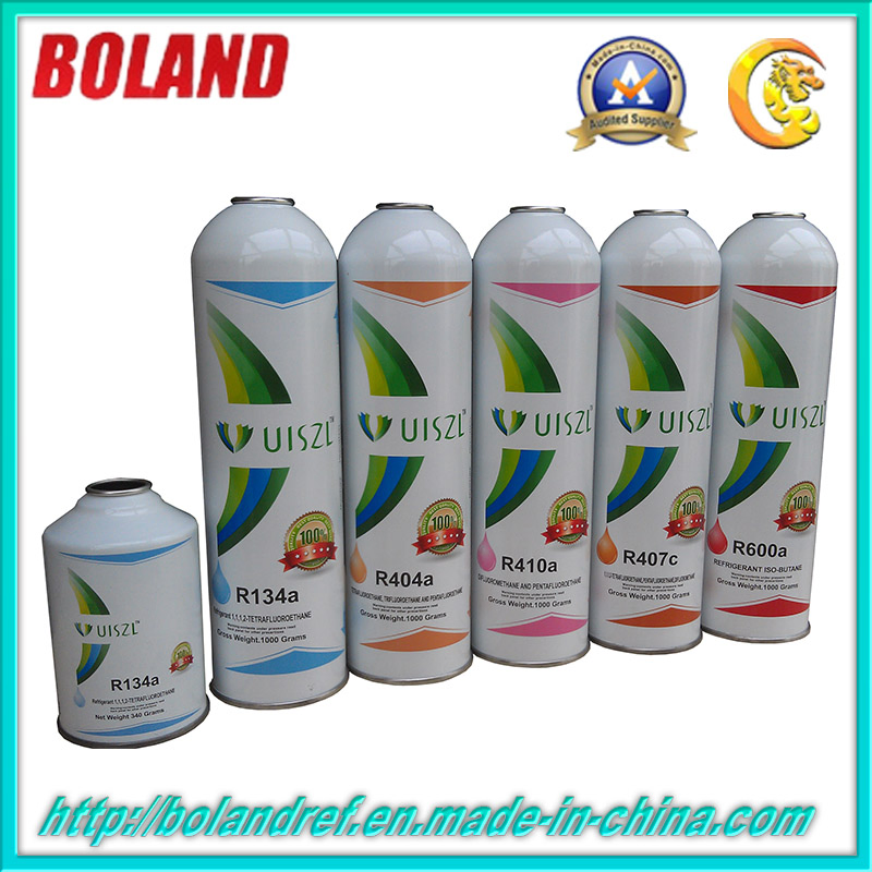 Refrigerant Gas, Freon Gas, R134A, R22, R407c. R600A Small Can Gas