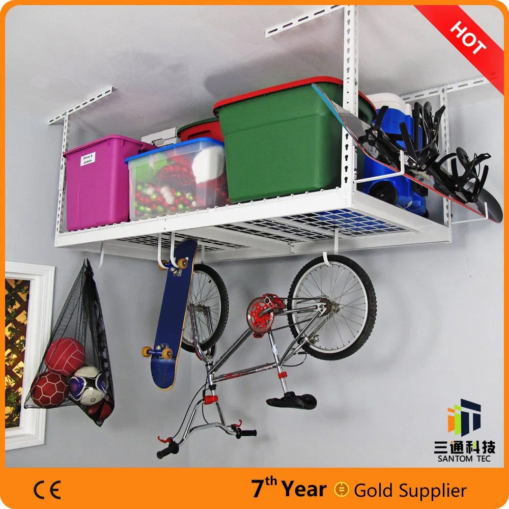 GS Certificate Garage Storage Ceiling Rack, High Quality Garage Storage