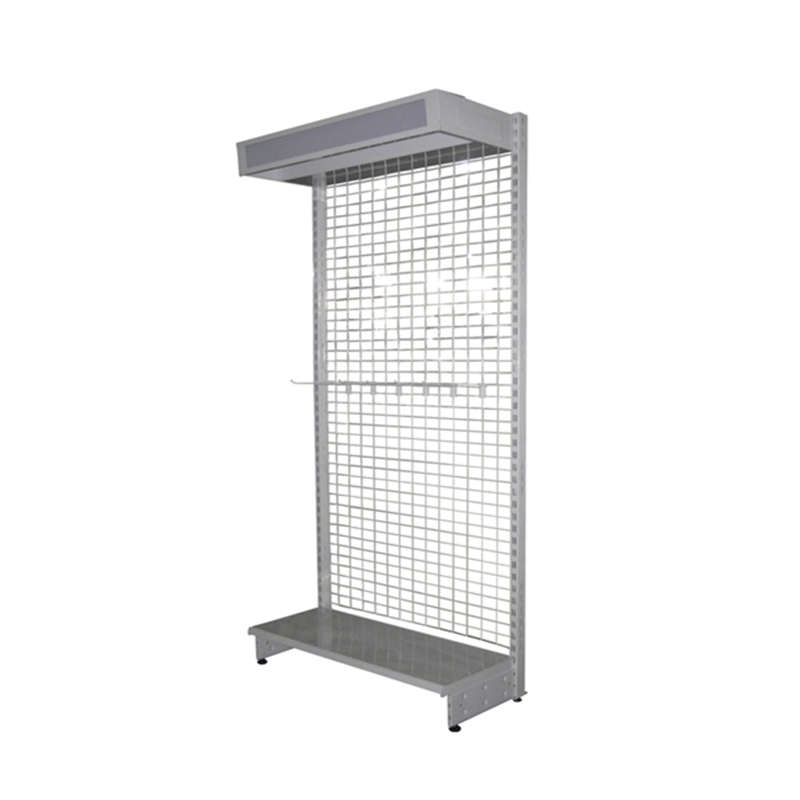 Wire Mesh Spanish Style Display Rack with Light Box China Storage