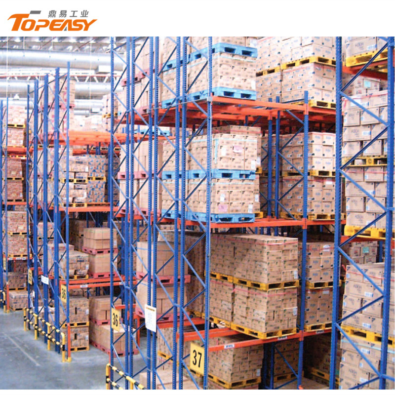 Multi Levels Warehouse Steel Racks Storage Double Deep Rack System
