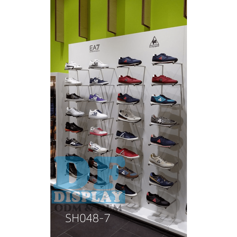 Custom Retail Metal Display Rack Shoe Stand Rack Sneaker Display Rack