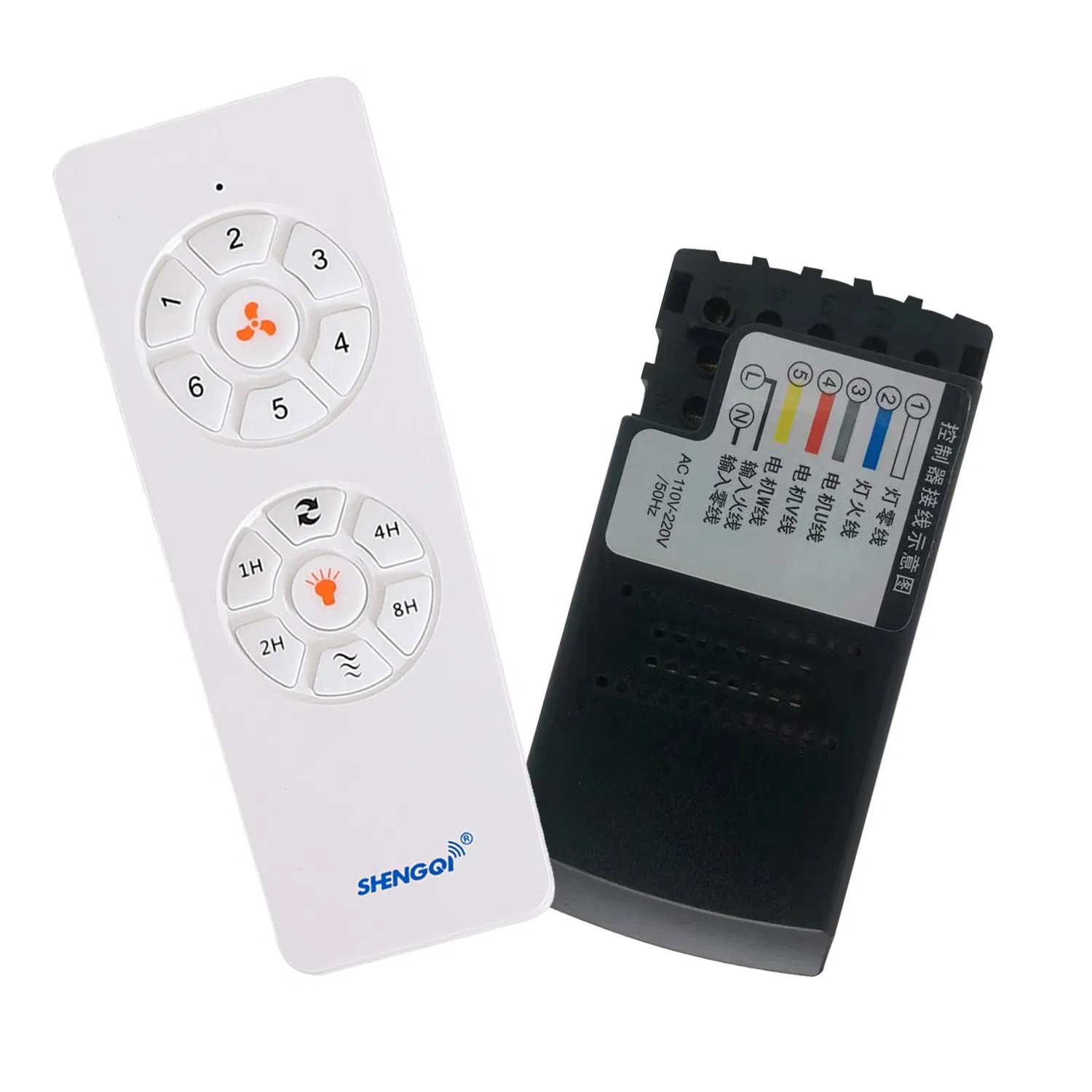 Smart Design 6 Speed Controller Timer Function Ceiling Fan Light Remote