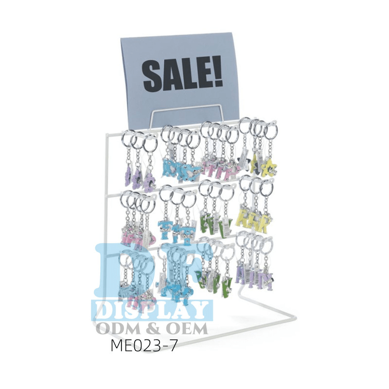 Custom Hair Accessories Counter Top Display Rack Countertop Peg Display