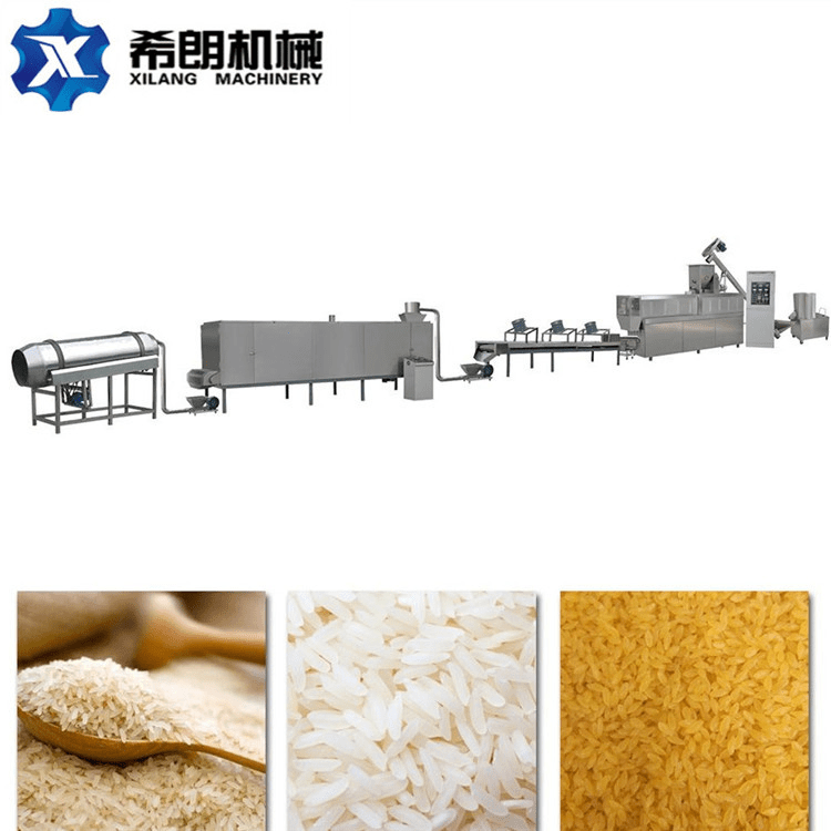 Instant Mini Puffed Rice Machine Fortified Making Rice Machine Artificial Rice Processing Line