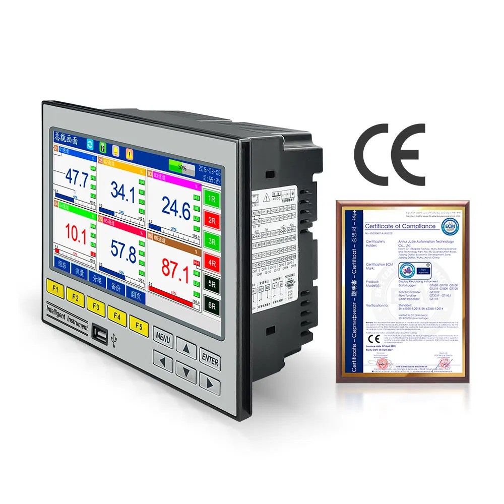 Paperless Data Logger Standard Voltage Input Data Logger China Multi