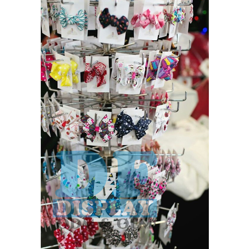 Countertop Key Rings Display Racks and Stands/Store Revolving Display