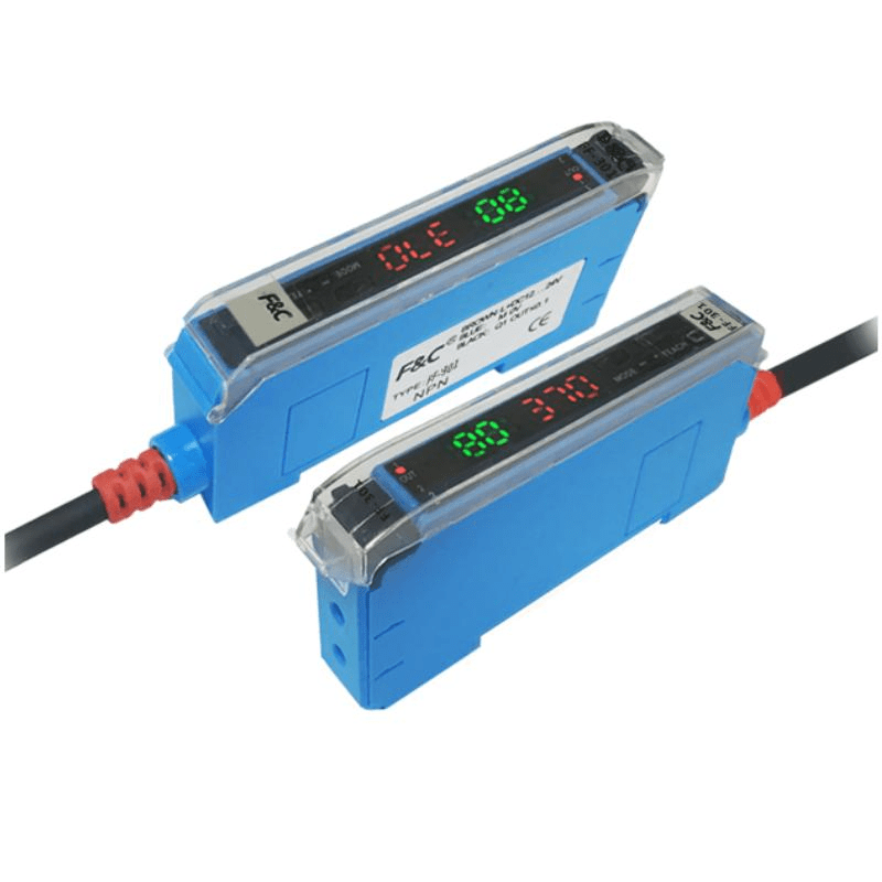Optical Fiber Sensor Factory Color Detection Fiber Optic Sensor