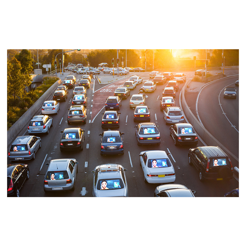 Car Rear Window Advertising Message Car Animation Display LED