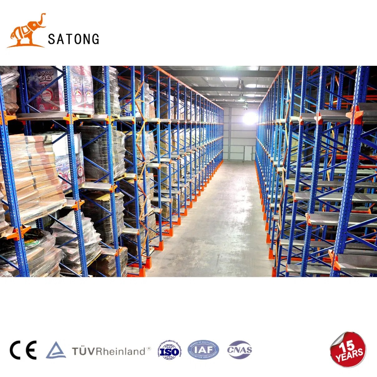 Satong Drive in Rack Type and Heavy Duty Scale Pallet Racking China