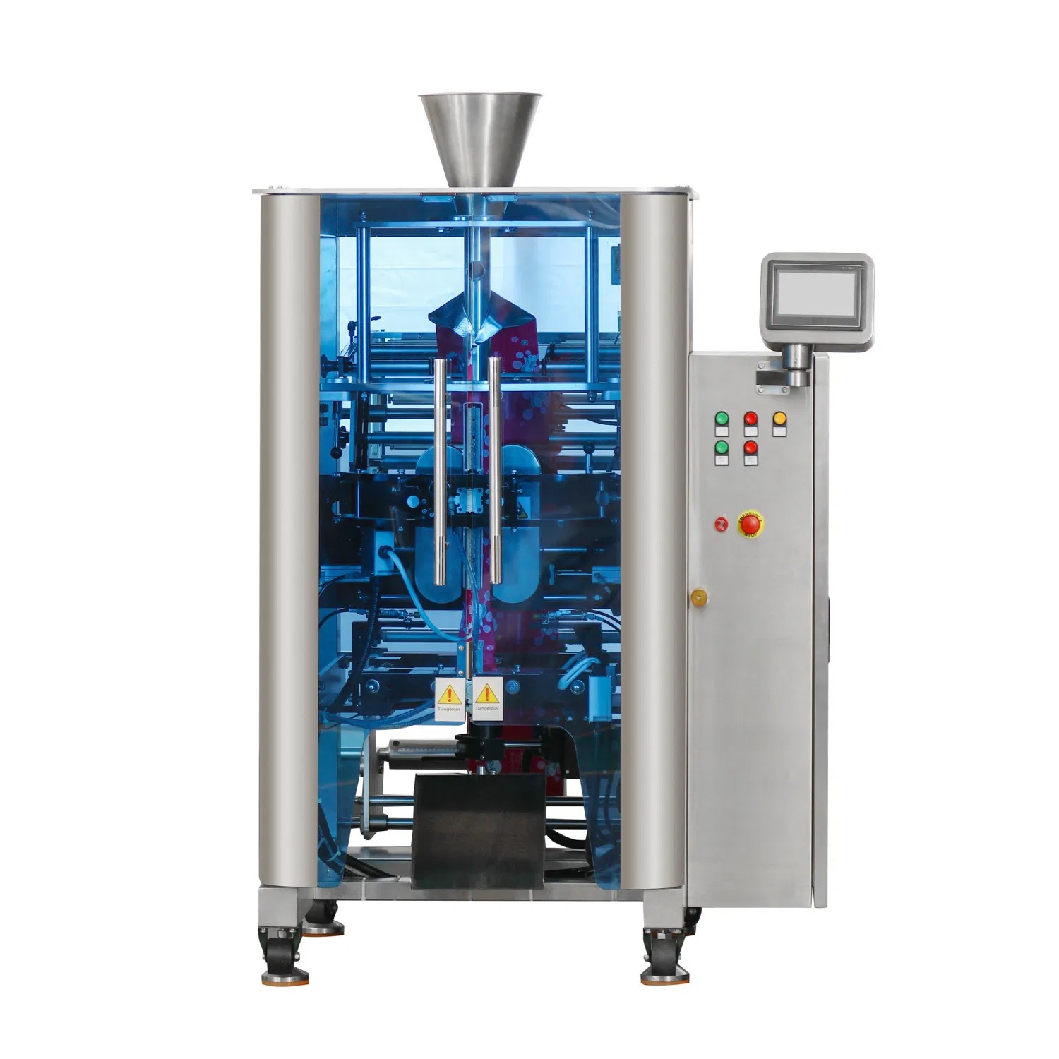 Aseptic Vertical Packing Machine with Code Printing Nuts Rice Powder