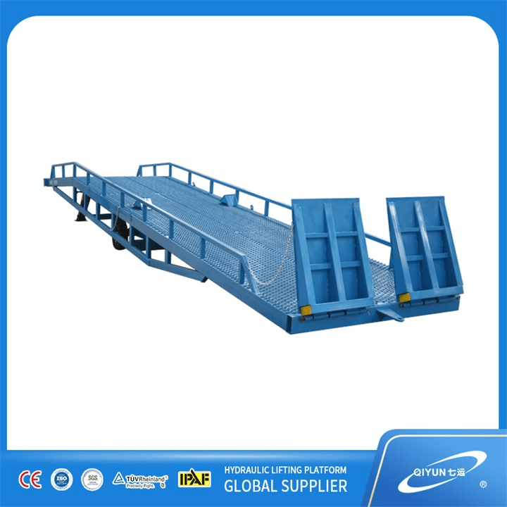 Mobile Manual Container Dock Ramp Height Adjustable Loading Ramp China Dock Lift Ramp and