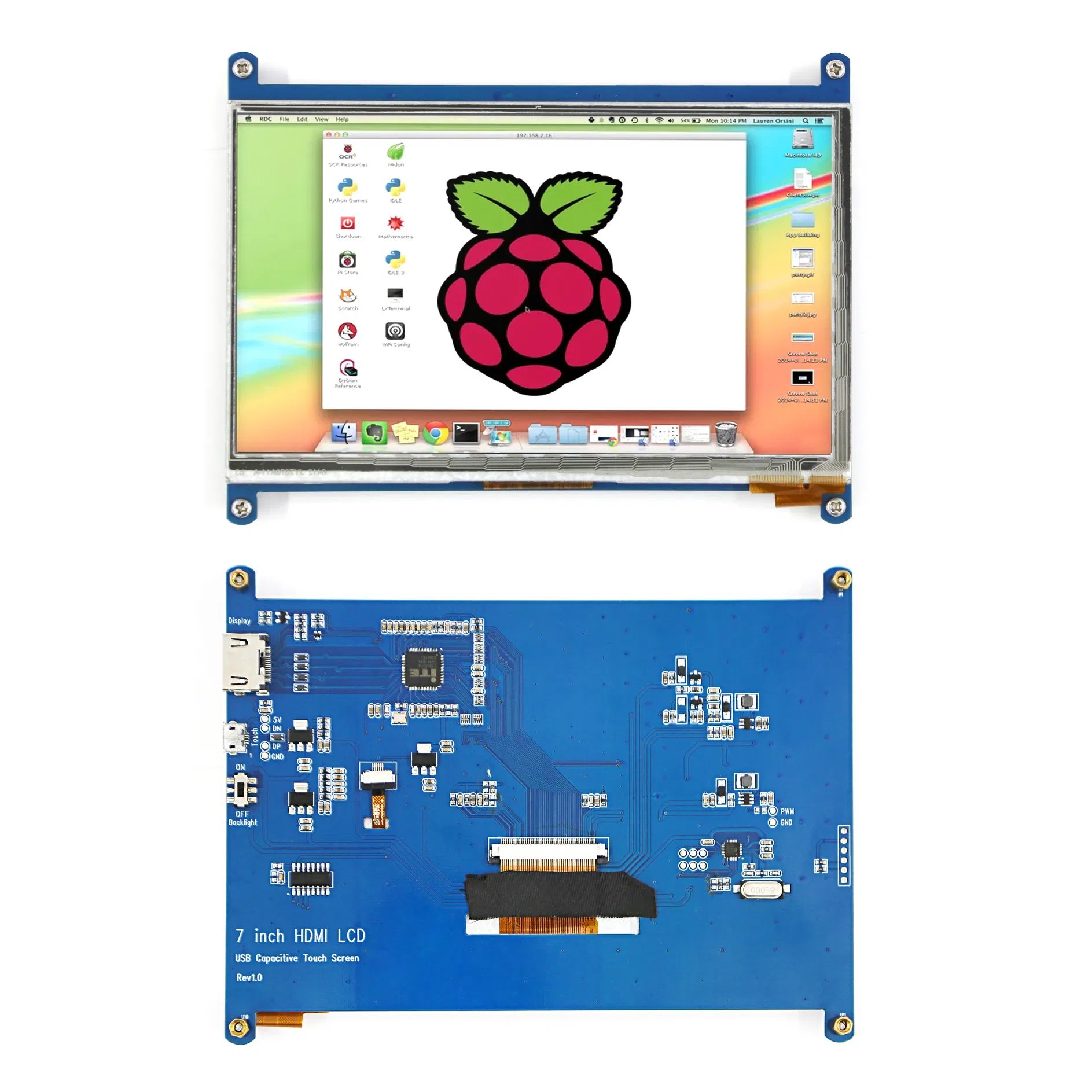 7 Inch Raspberry Pi Touchscreen LCD Monitor - 7.0inch Raspberry Pi LCD