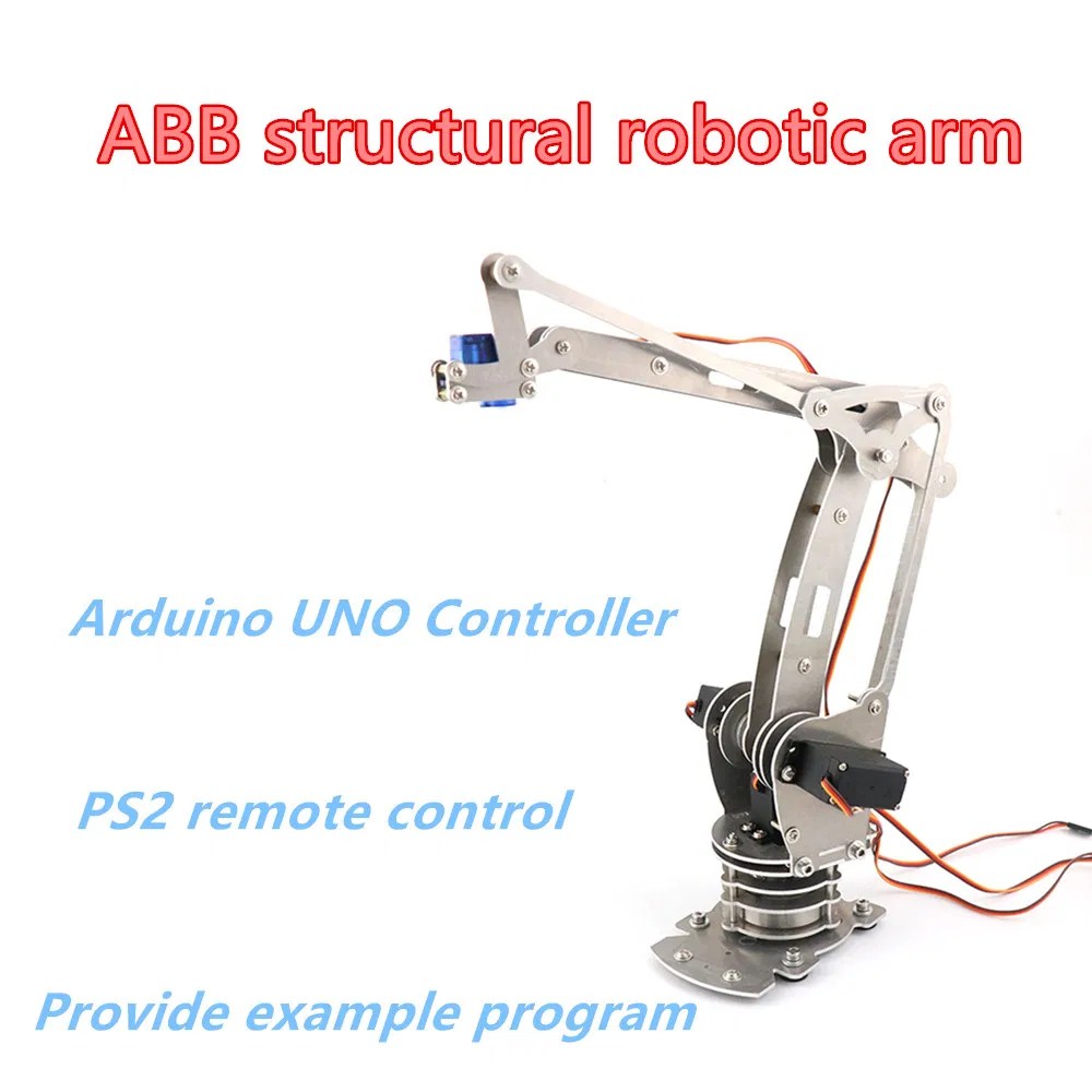 Remote Control Arduino Program 6 Dof Educational Robot Arm Model