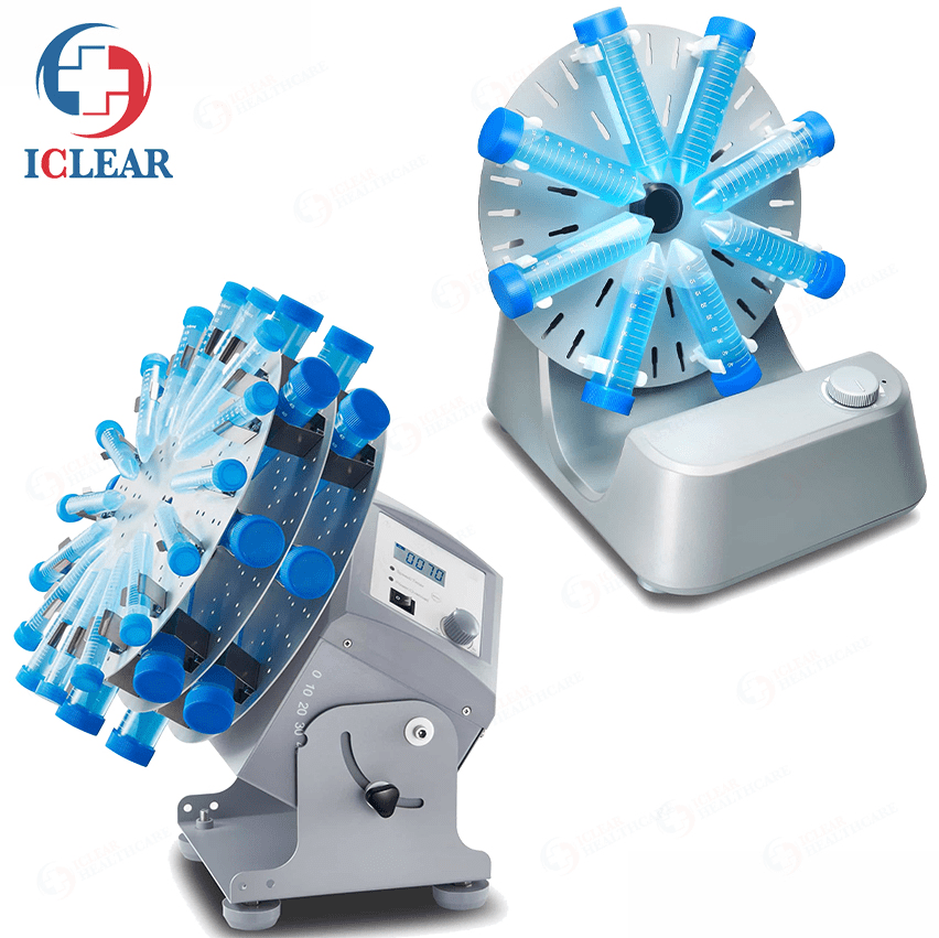 Medical LCD Numerically Controlled Lab Disc Rotating Mixer Rotating