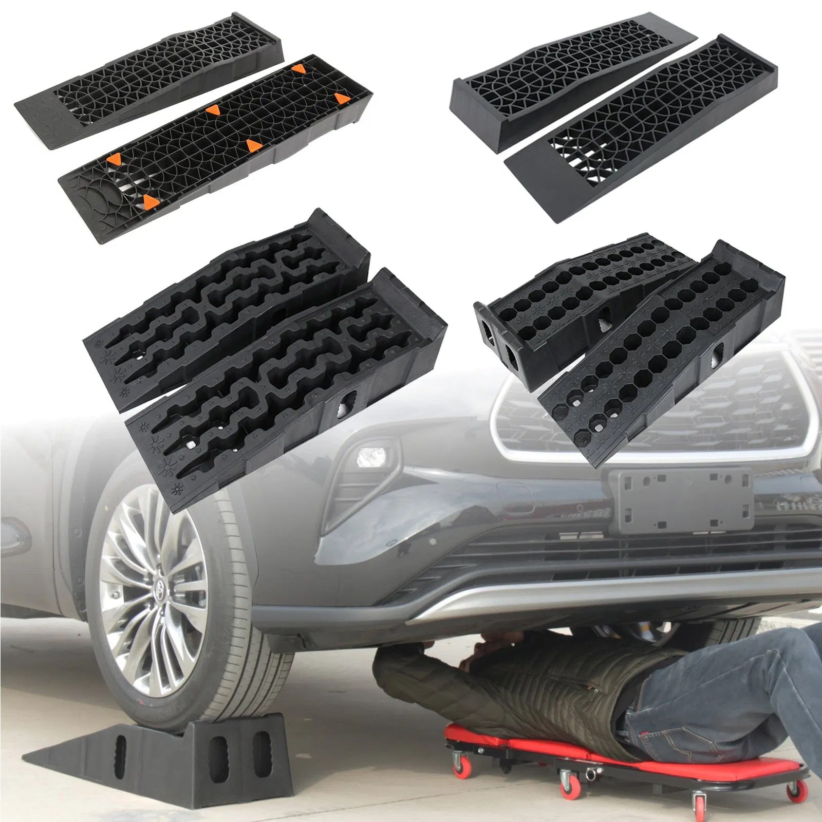 Plastic Car Service Ramps Repair Durable Car Service Lift Ramps China