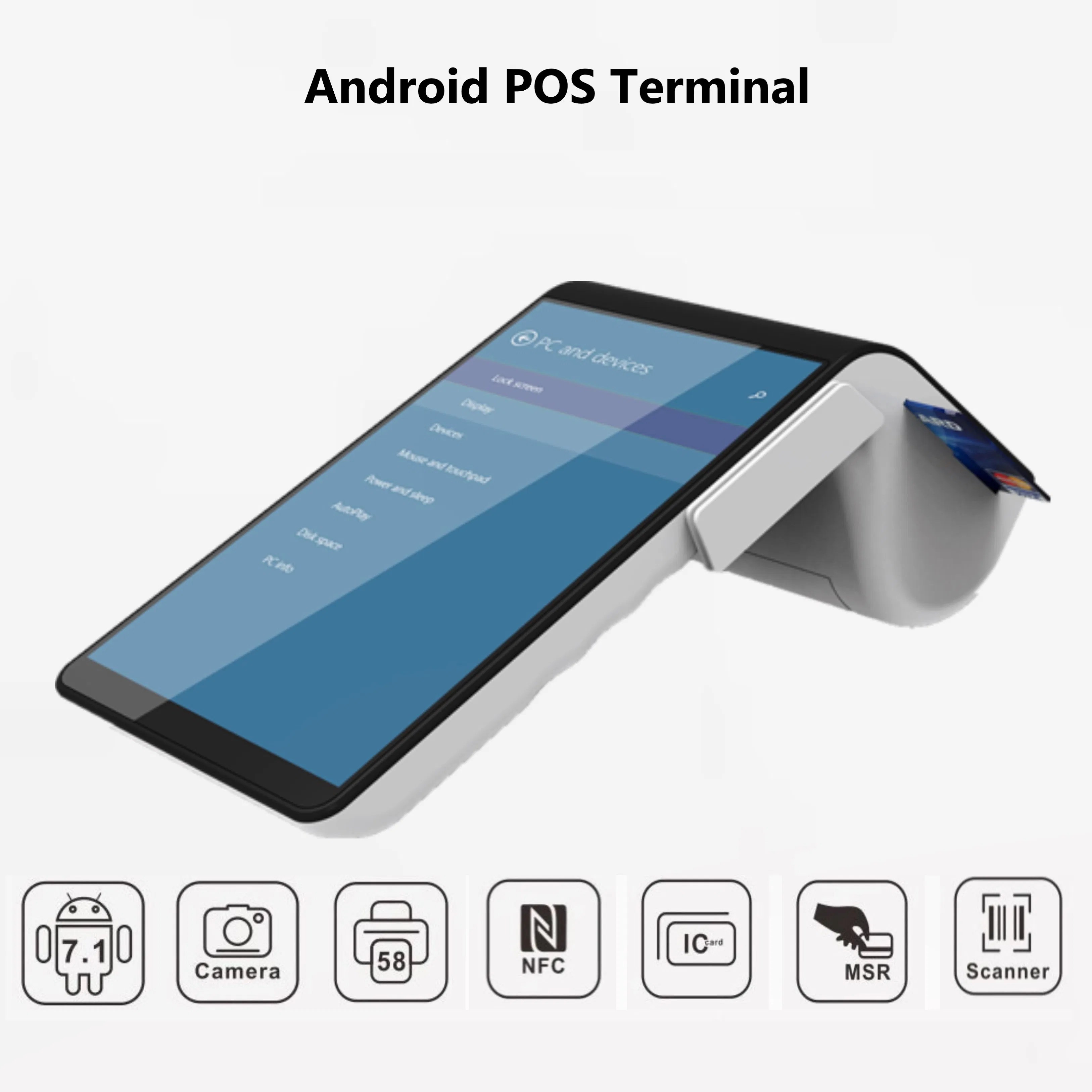 Handheld Barcode Scanner Handheld POS Terminal Handheld Printer with