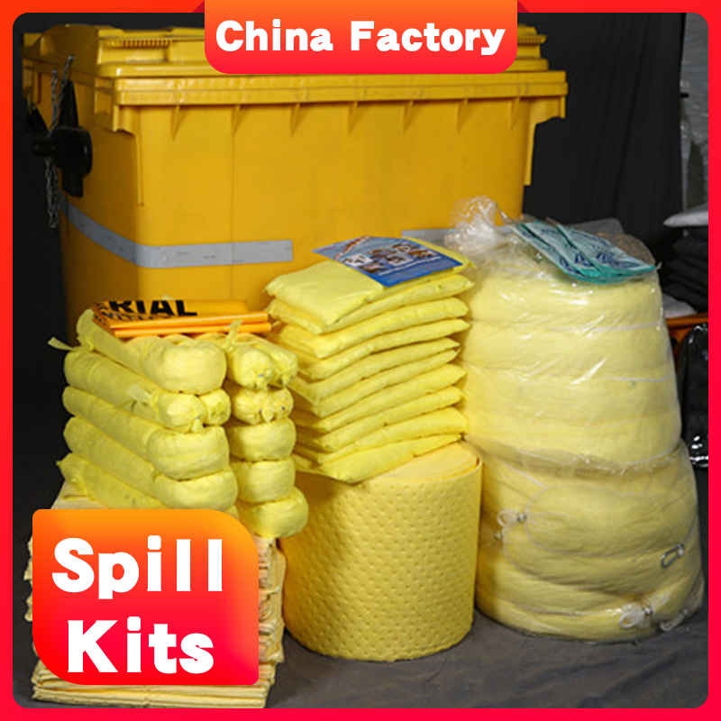 Chemical Spill Kit Inspection Checklist China Yellow Wheelie Bin Spill Kit and 240 Litre