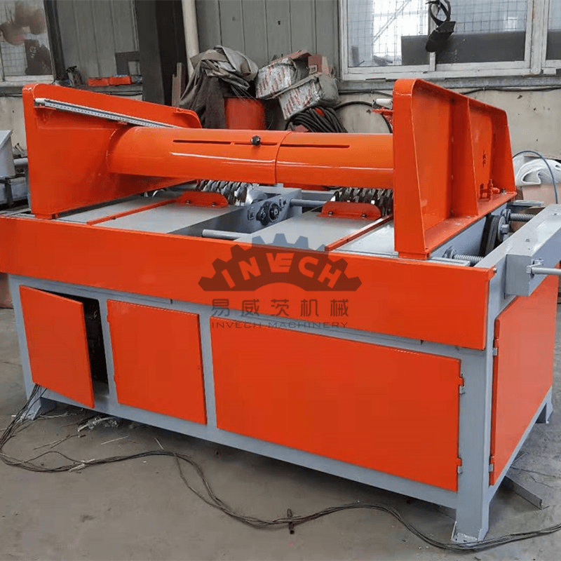 Double Head Stringer Pallet Timber Notching/Grooving Machine China