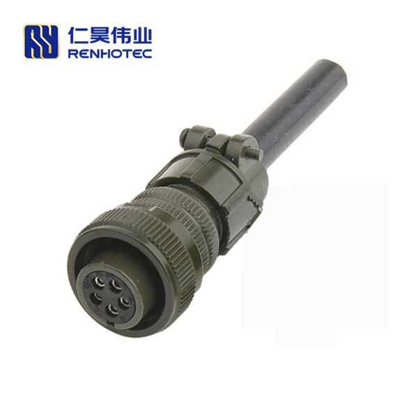 Threaded Coupling 5 Pin Military Circular Connector Ms3102A14s5p