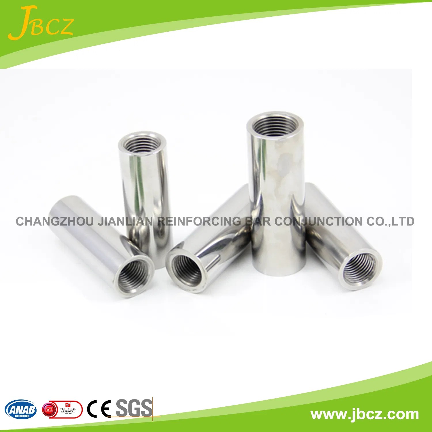 Ancon Type Rebar Taper Threaded Coupler China Rebar Sleeve and Rebar